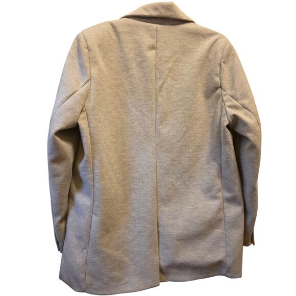 OAT New York Light Tan Oversized Boyfriend Blazer NWOT Size Large - Picture 2 of 7